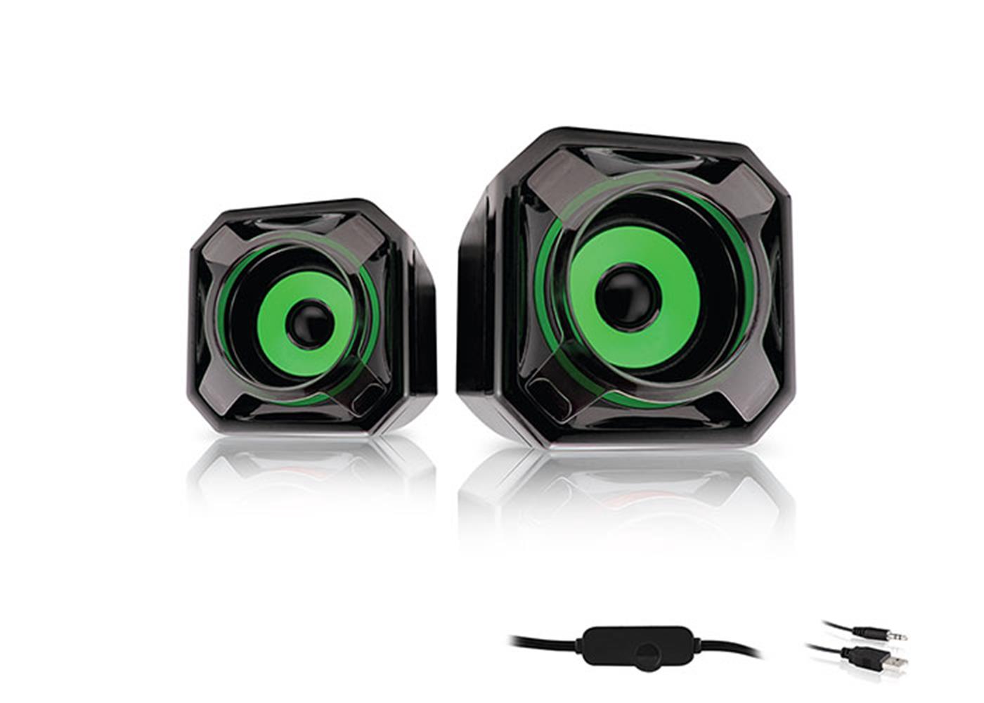 Mikado MD-177 2.0 5w-2 Yeşil Mini Usb Speaker