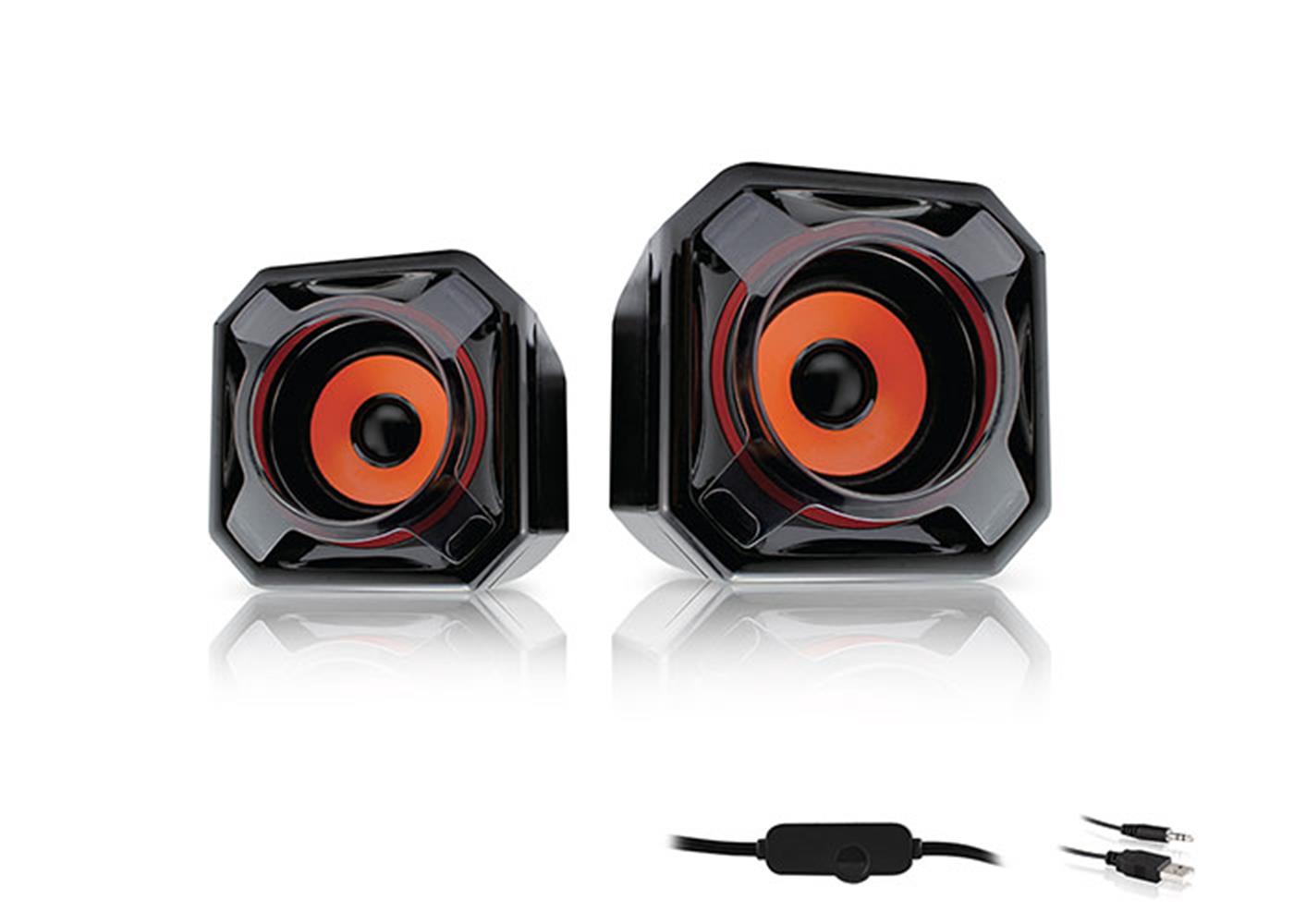 Mikado MD-177 2.0  Turuncu  2.0 5w-2 Turuncu Mini Usb Speaker 