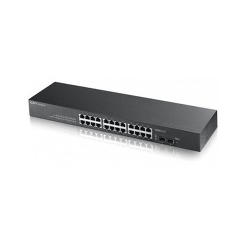 Zyxel GS1100-24 24 Port 10-100-1000 Mbps Switch 2 Port SFP