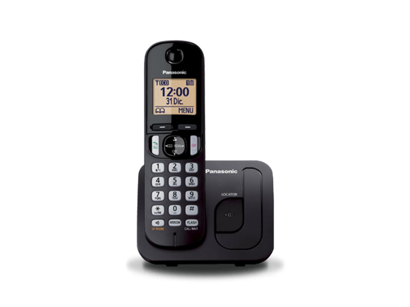 PANASONIC KX-TGC210 SIYAH TELSIZ DECT TELEFON