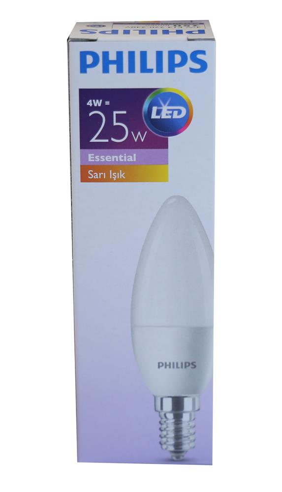 Philips Ess Led Candle 25w e14 ww 4w Ampul (774236)