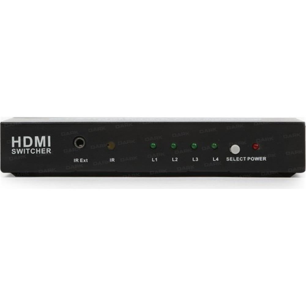 Dark DK HD SW4X1K 4 Giriş - 1 Çıkış Kumandalı HDMI 4K Switch 