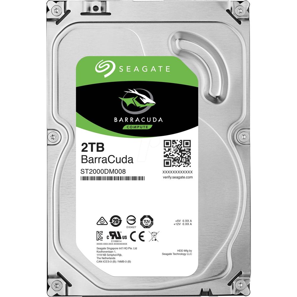 Seagate 2Tb Barracuda 3,5" 256Mb 7200 St2000Dm008 Harddisk (Resmi Distiribitör Ürünü)