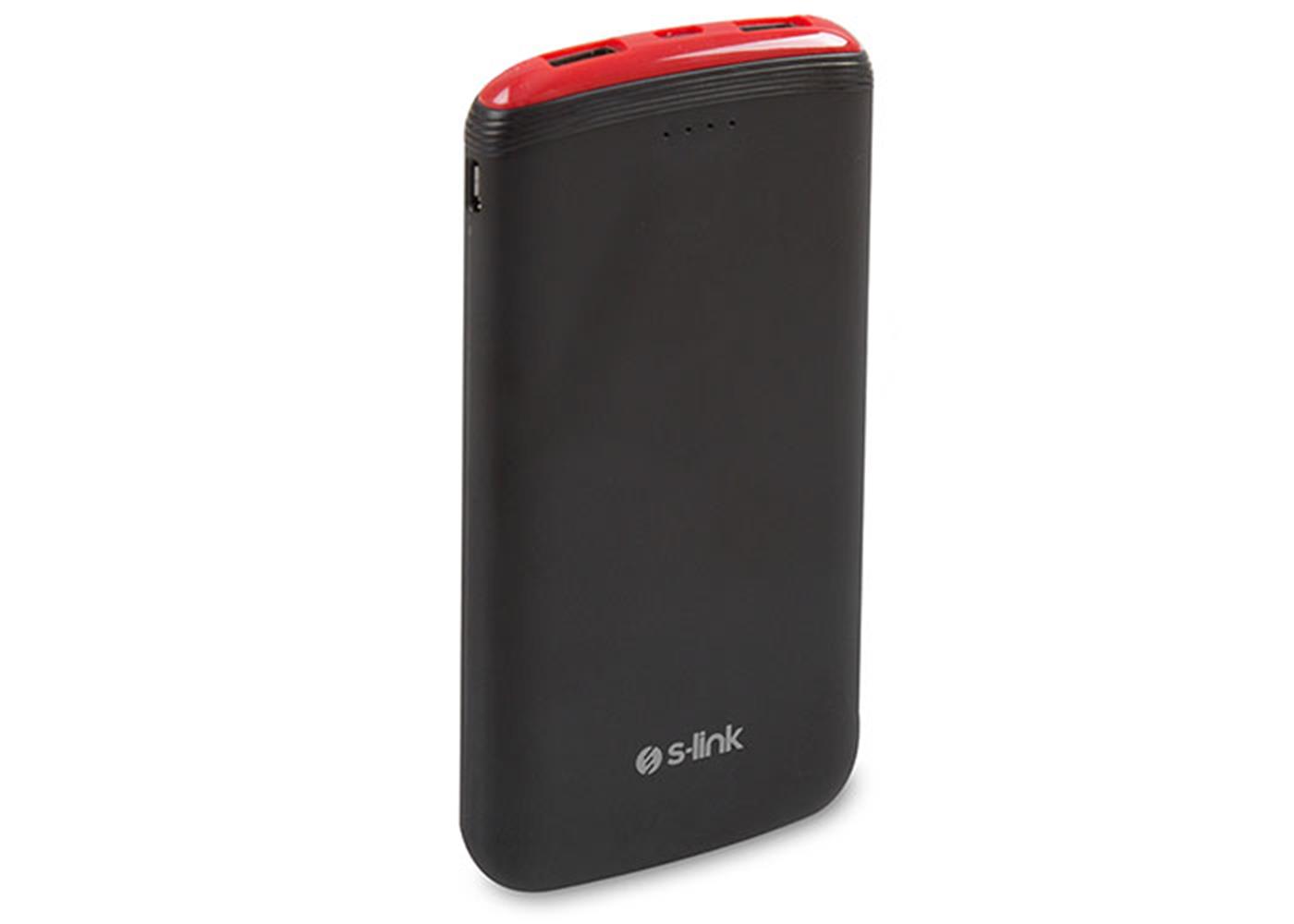 S-link IP-C69 10000mah Siyah-Kırmızı Taşınabilir pil şarj cihazı