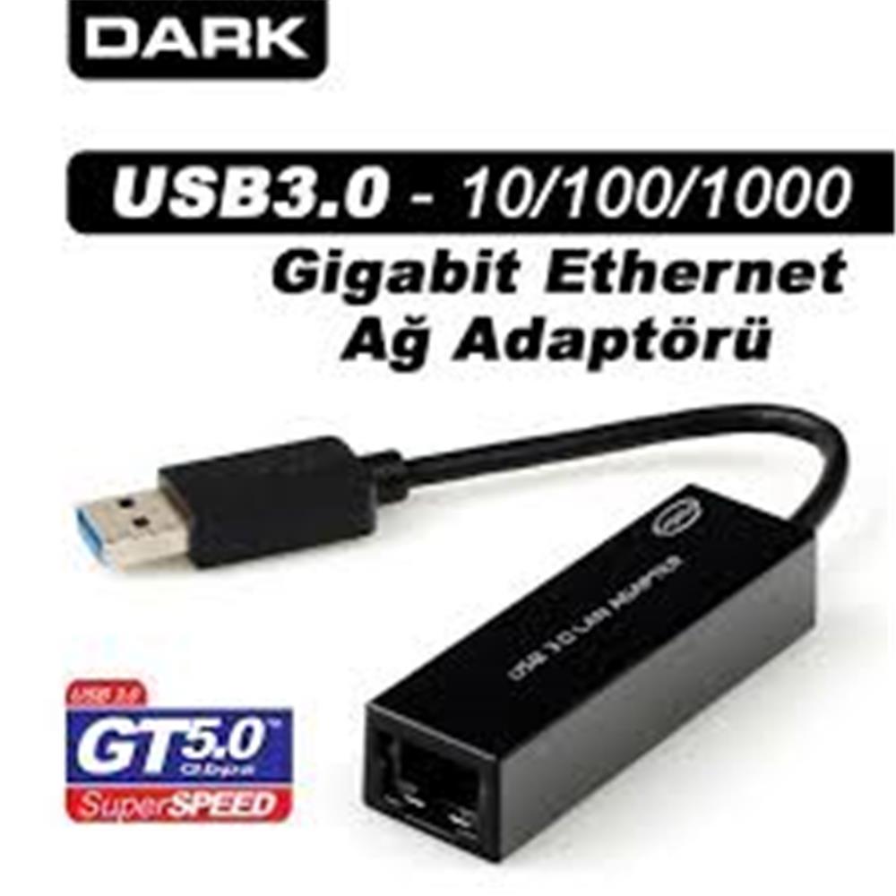 Dark USB 3.0 Gigabit Ağ Adaptörü