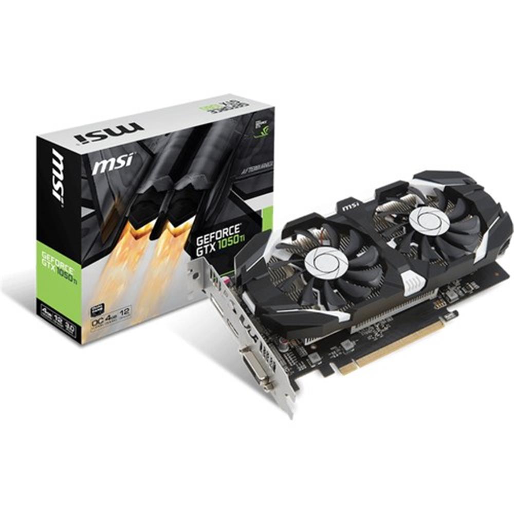 Msı GTX1050 TI 4GT LP GTX1050TI 4GB GDDR5 128B DX12 PCIE 3.0 X16 (1XDVI 1XHDMI 1XDP) Ekran Kartı