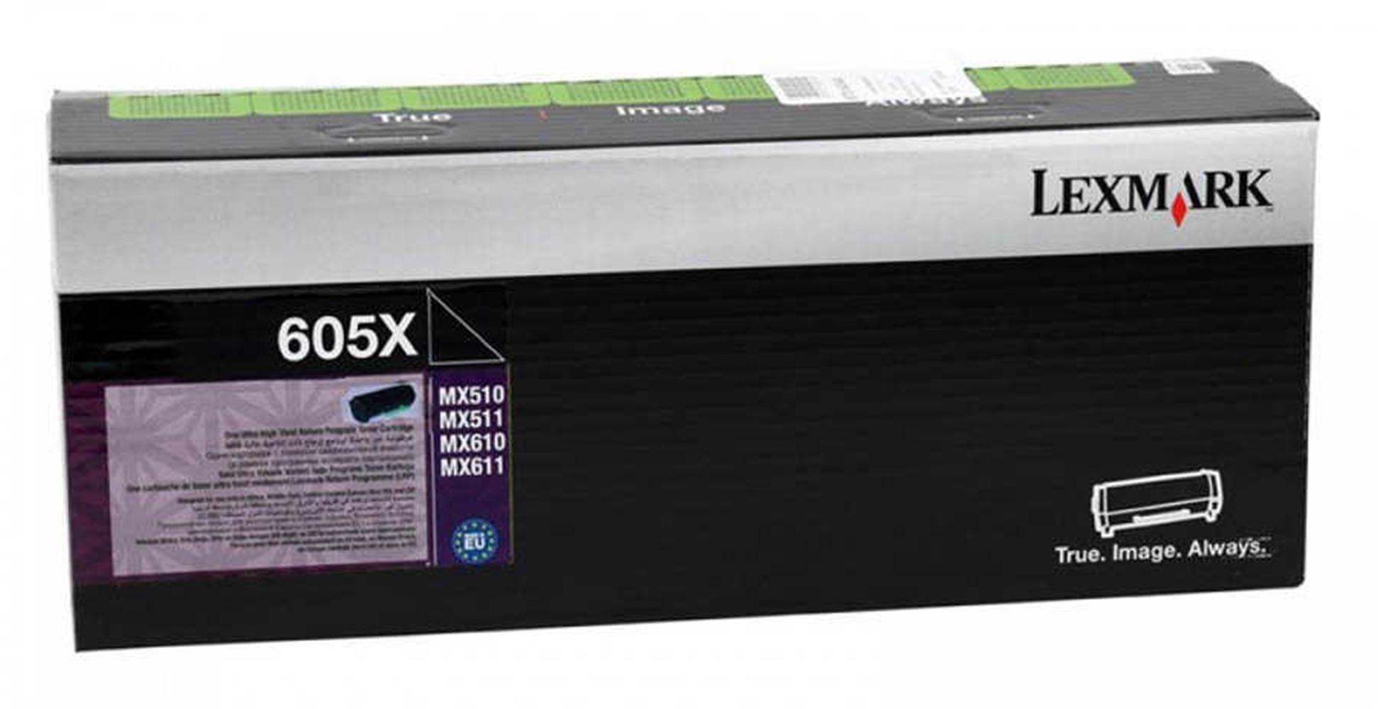 Lexmark 60F5X00 (605X)20.000 Sayfa Black Siyah Toner MX510-511-610-611