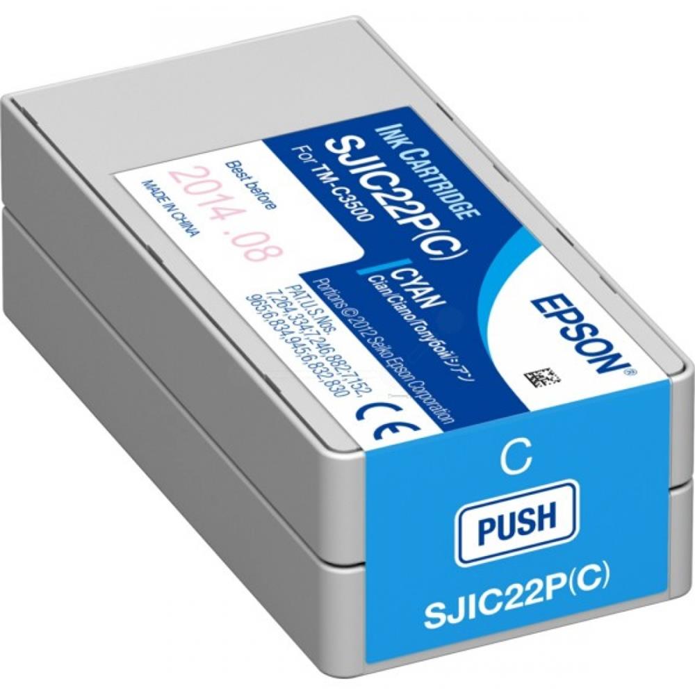 Epson Tm-C3500 Cyan Mavi Mürekkep Kartuş Sjıc22P(C) S020602