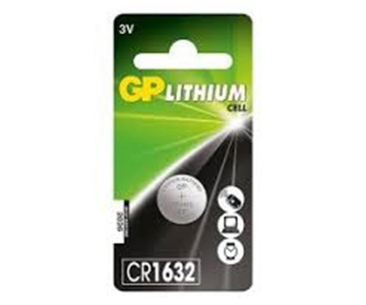 Gp CR1632-U1 3V Lityum Düğme Pil Tekli Paket