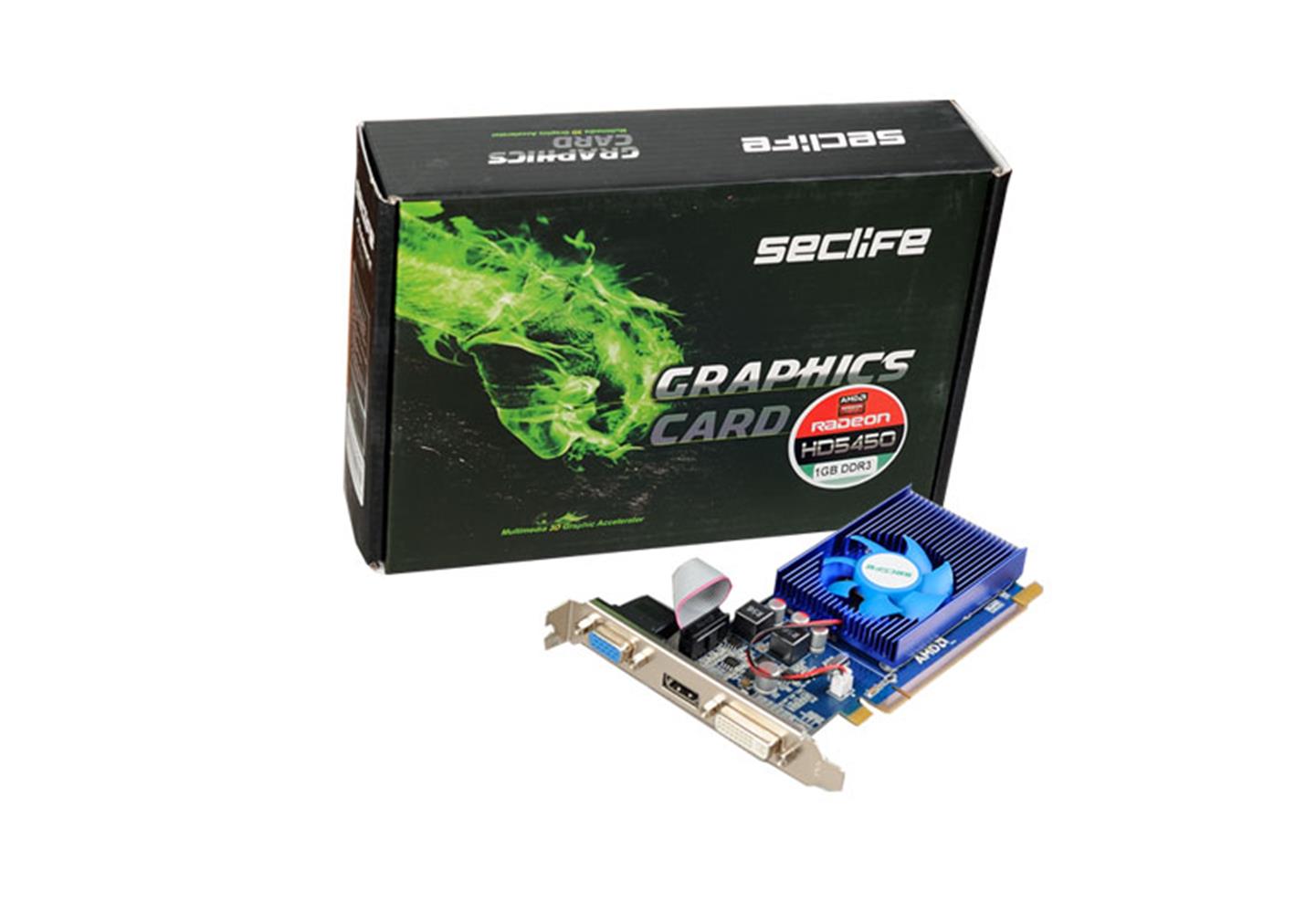 Seclife Radeon HD5450 1Gb Ddr3 64Bit Dvı Hdmı Vga Ekran Kartı