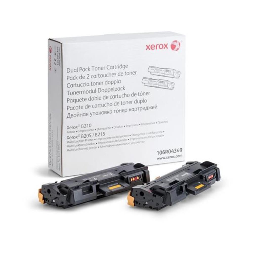 XEROX 106R04349 B210 B205 B215 DUAL  PACK TONER 6000 SAYFA