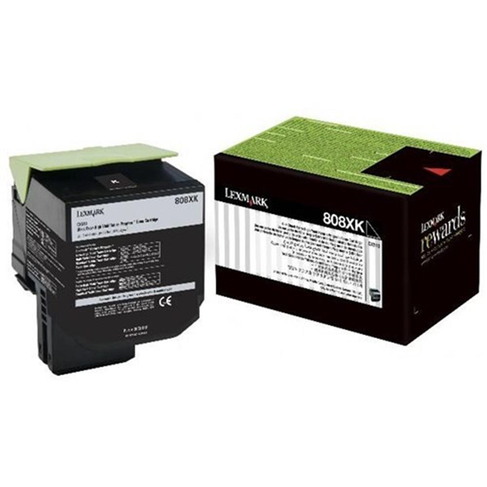 Lexmark 80C8XK0 8.000 Sayfa Black Siyah Toner CX510 808XK