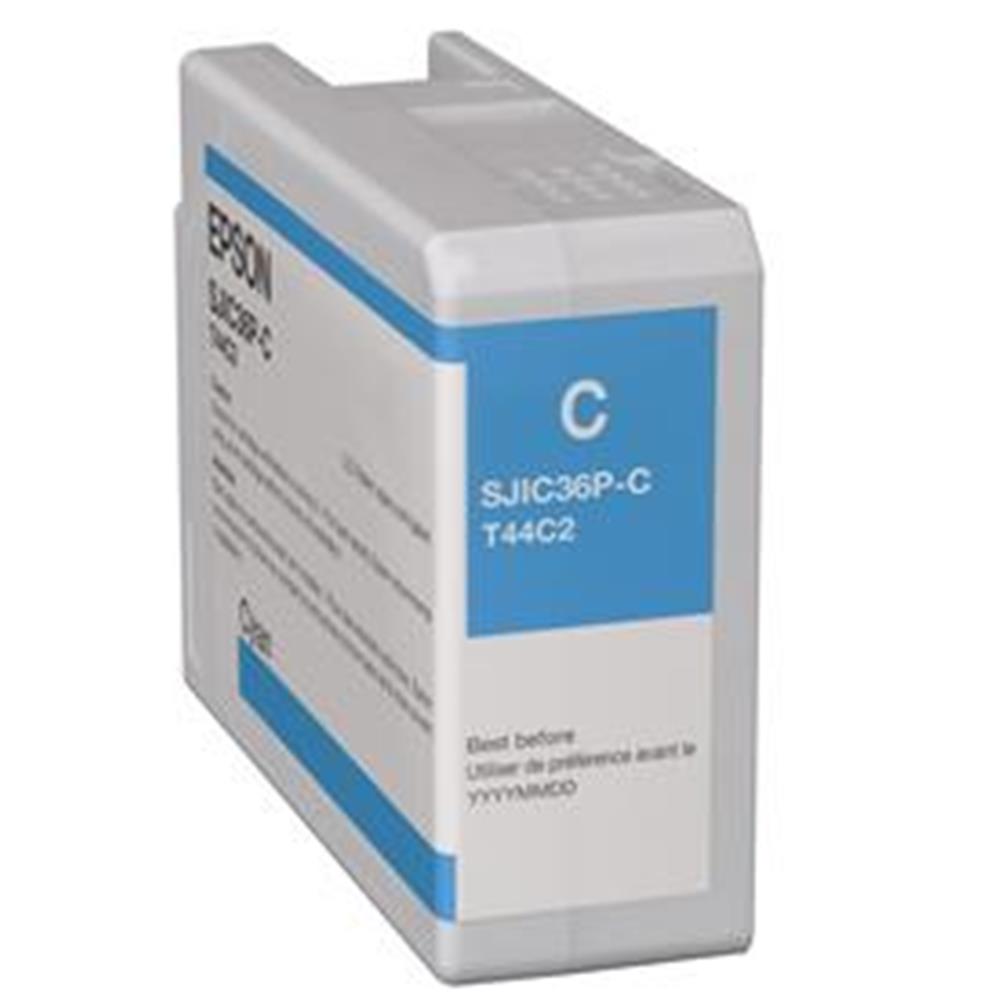 EPSON TM-C6500 CYAN MAVI MUREKKEP KARTU� C13T44C240