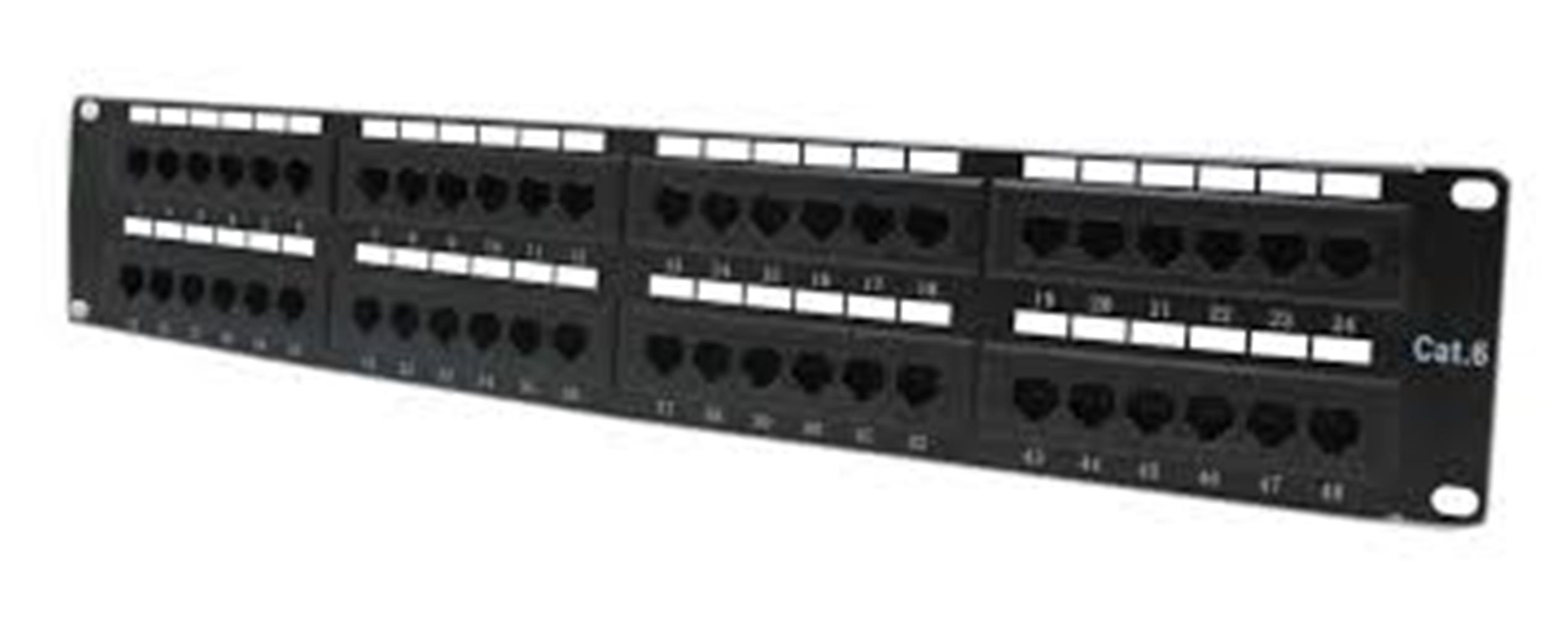 Codegen COD648 48 Port Cat6 Utp Patch Panel 