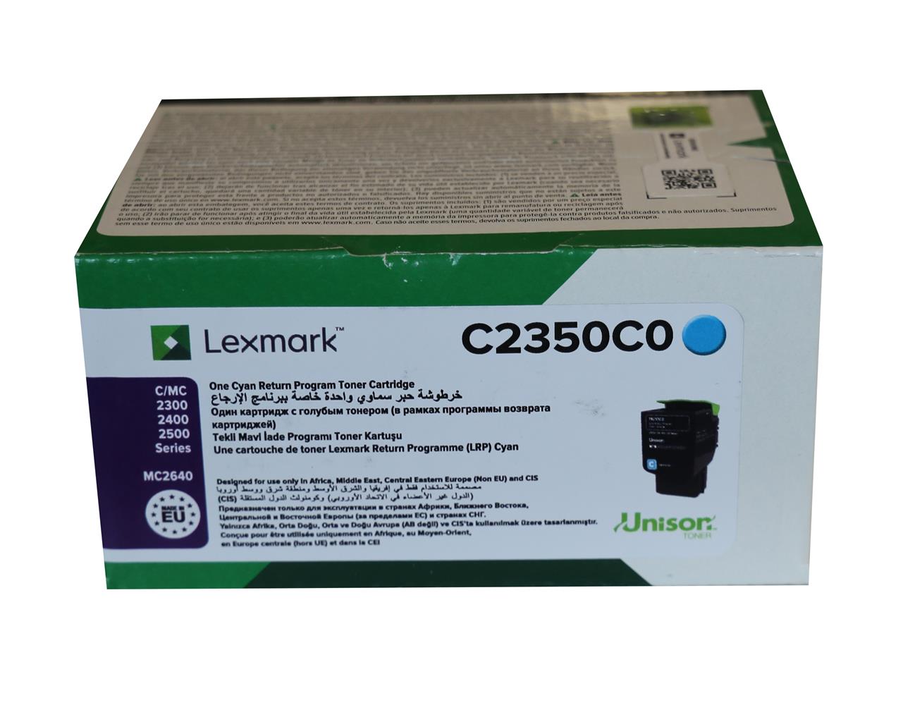 Lexmark C2350C0 1.000 Sayfa Cyan Mavi Toner C2325-2425-2535 MC2325-2425-2535-2640