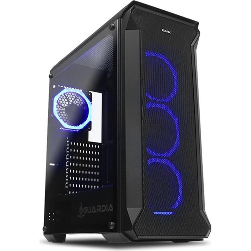 Dark GUARDIAN 500W 80+ 4x12cm Dual RGB Fan USB3.0 T-Glass ATX Oyuncu Kasası