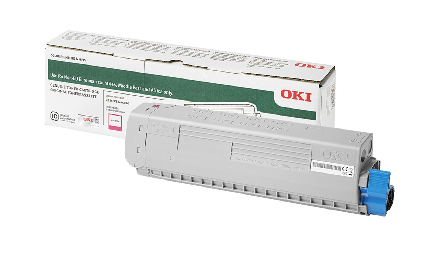 OKI 47095702 KIRMIZI TONER C824 - C834 - C844  TONER 5000 SAYFA