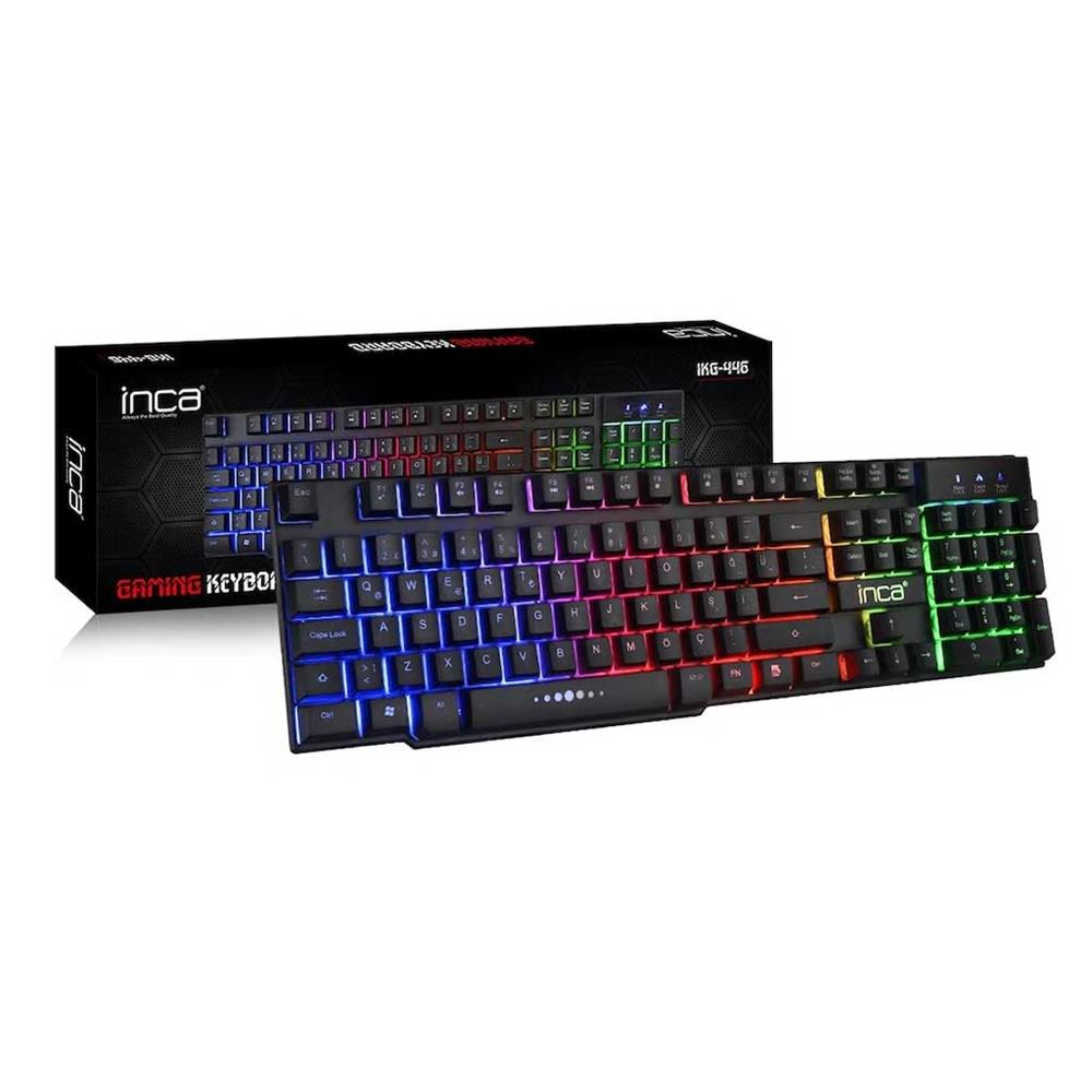 INCA IKG-449 RAINBOW EFECT MEKANİK HİSLİ GAMING KLAVYE 