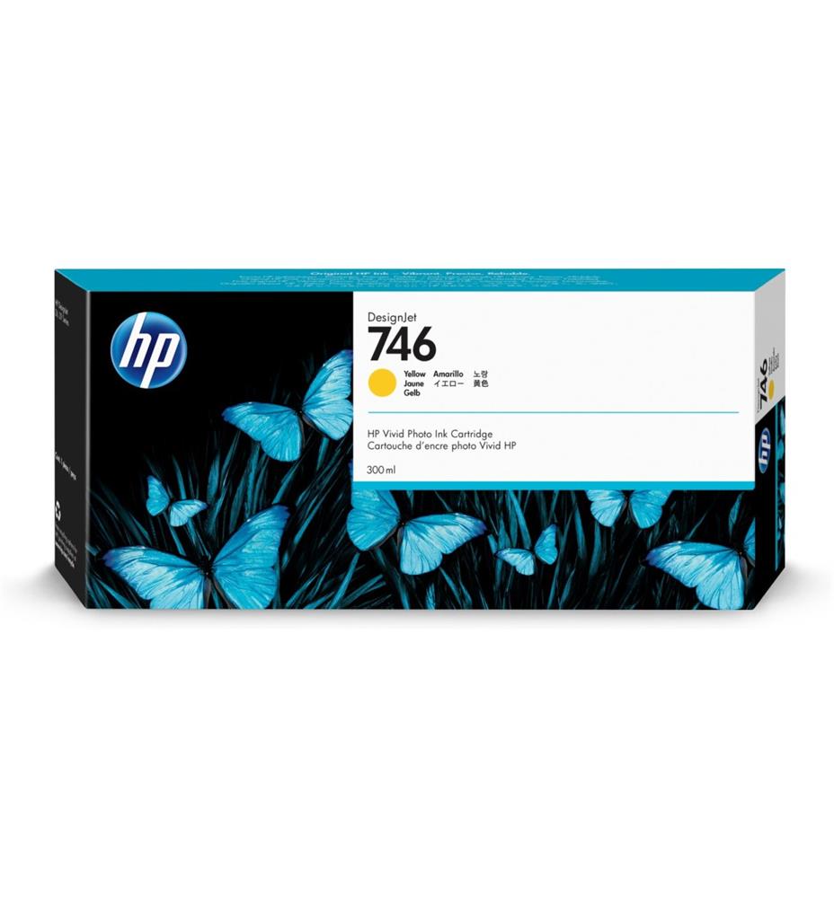 HP 746 Yellow Sarı 300 Ml Plotter Kartuşu P2V79A