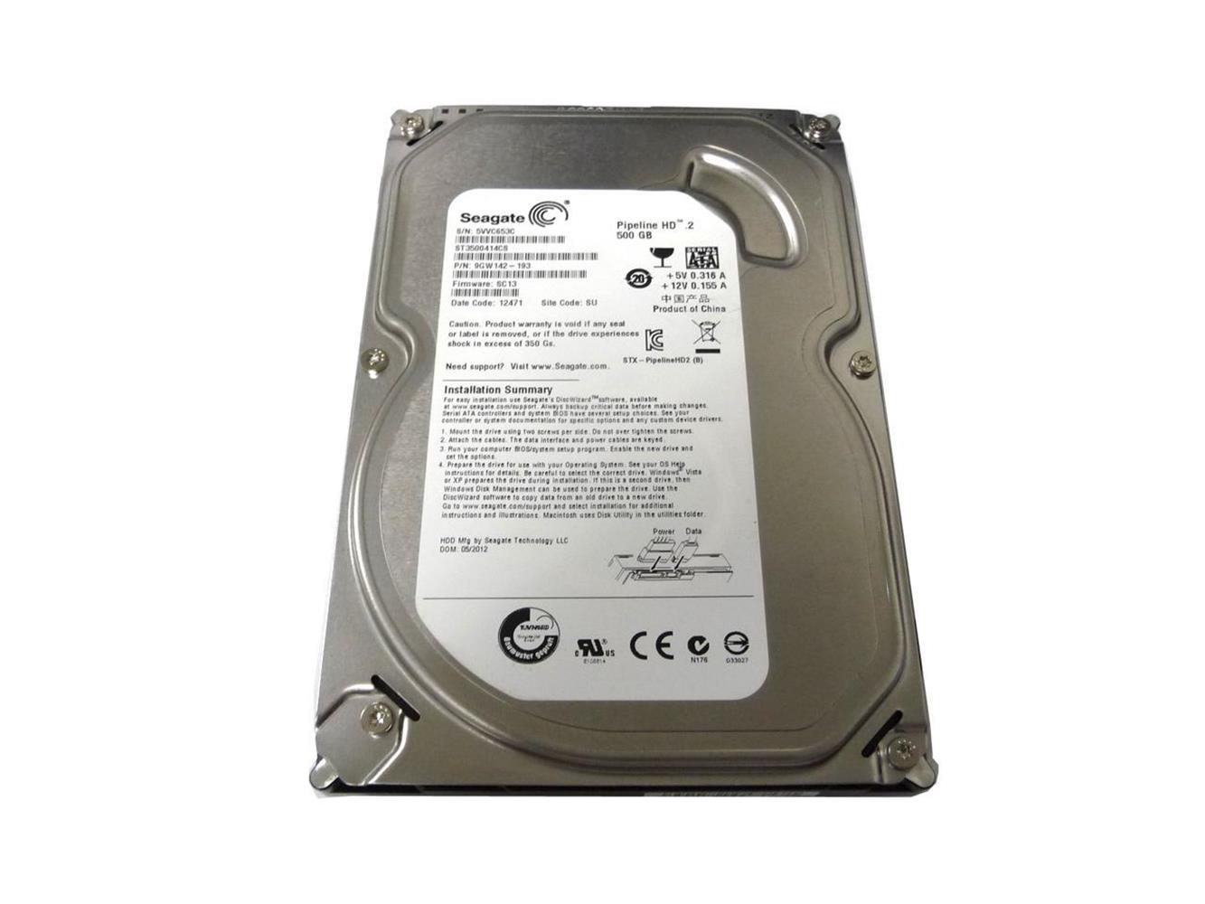 Seagate 500GB ST3500414CS 5900 RPM 16MB Cache SATA 3.0Gb-s 3.5" Internal Harddisk