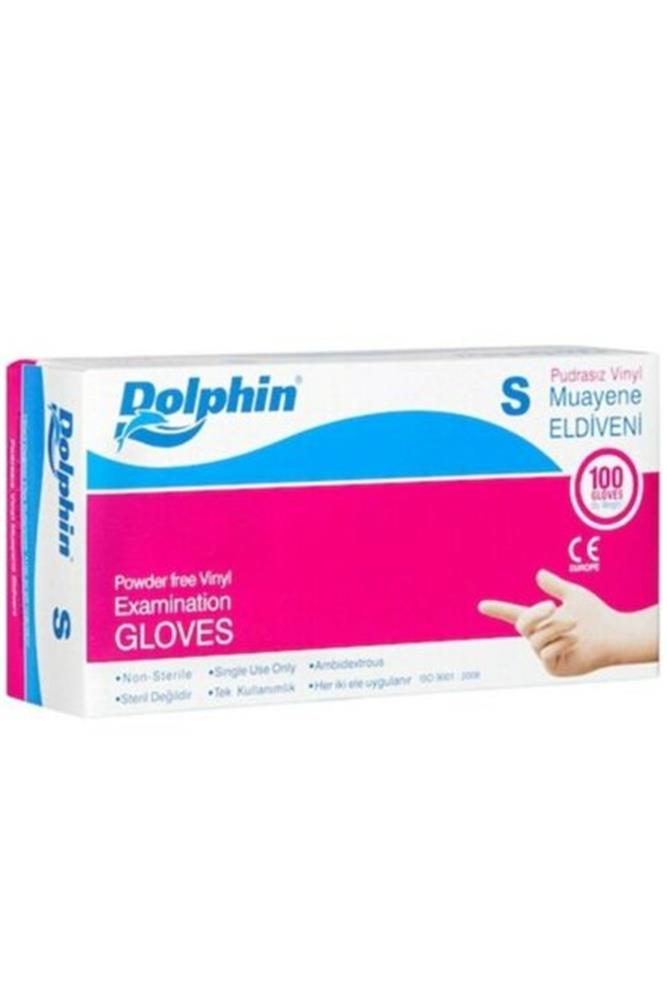 Dolphin Vinil Eldiven Pudrasız Small