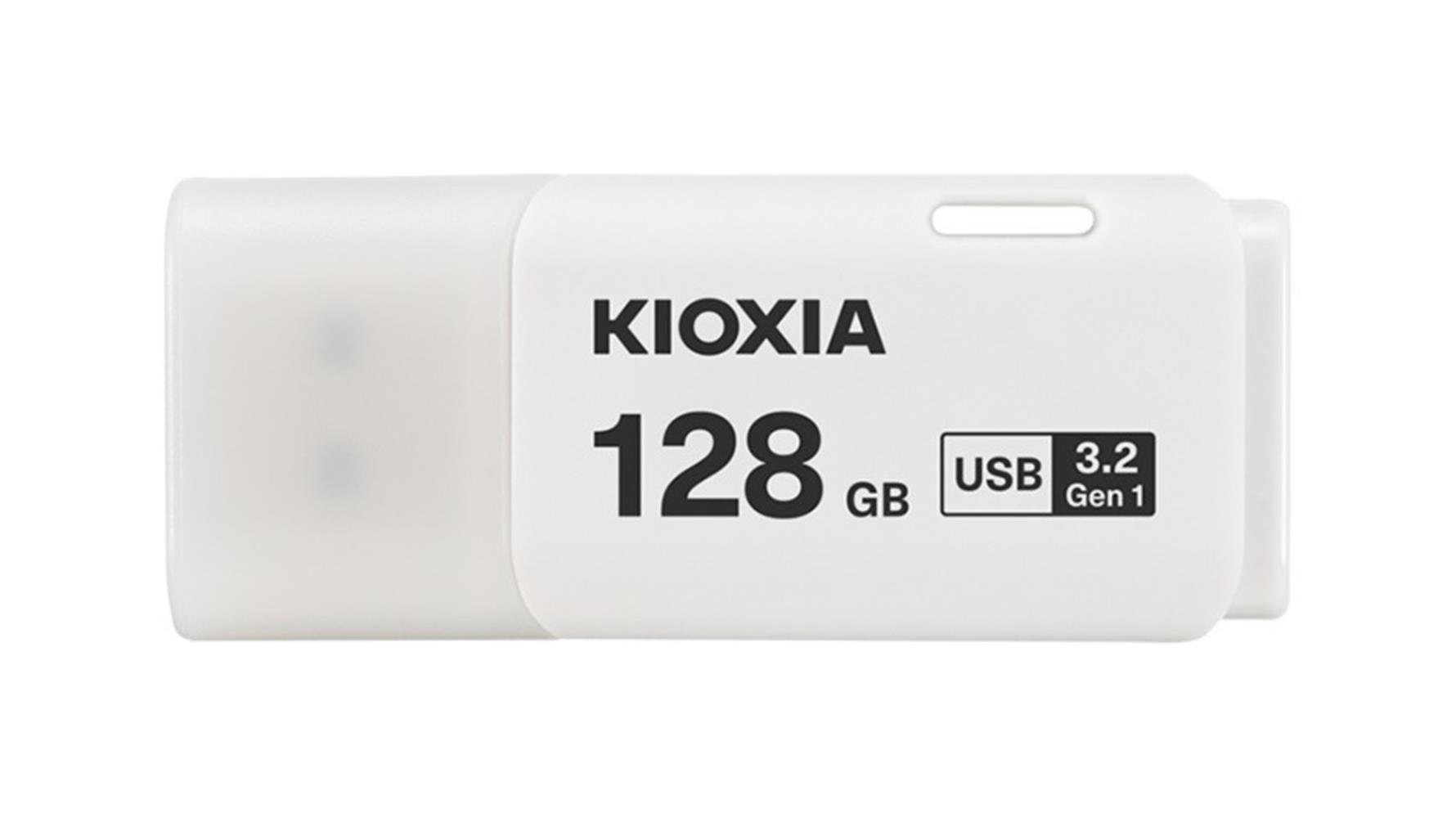 Kioxia 128GB U301 Beyaz USB 3.2 Gen 1 Flash Bellek