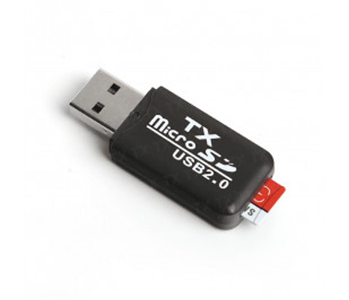 TX UCR204 USB 2.0 MicroSD Kart Okuyucu - Siyah