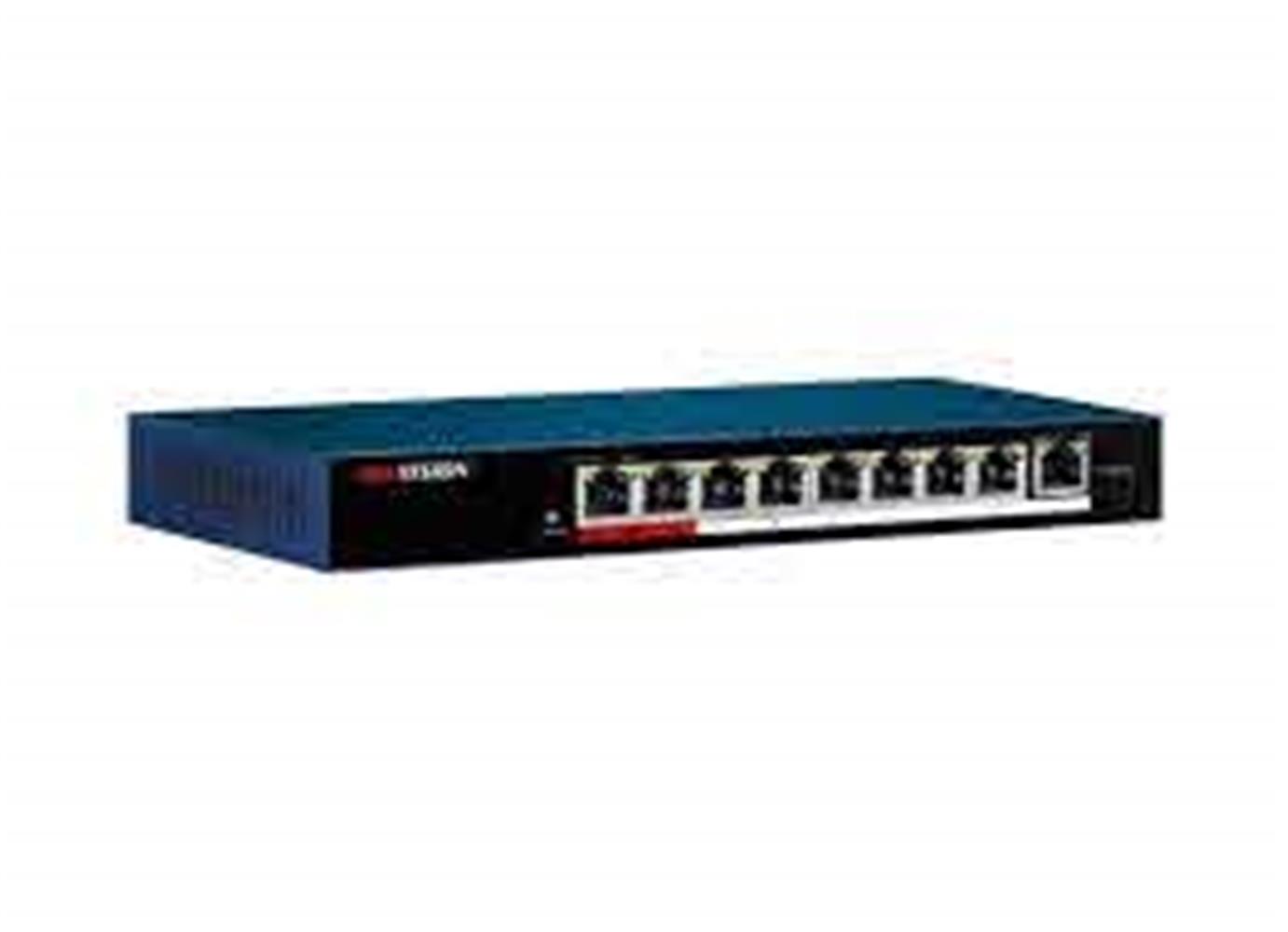 Hikvision DS-3E0109P-E-M 8 Portlu 10-100 Fast Ethernet Switch- 8 Port Poe 60W