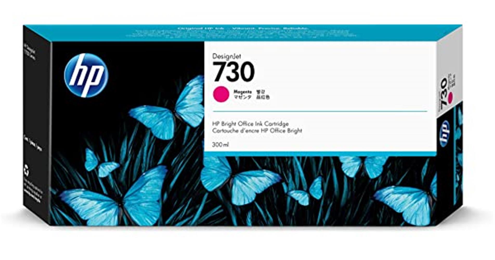 HP 730 Magenta Kırmızı 300 Ml Plotter Kartuşu P2V69A