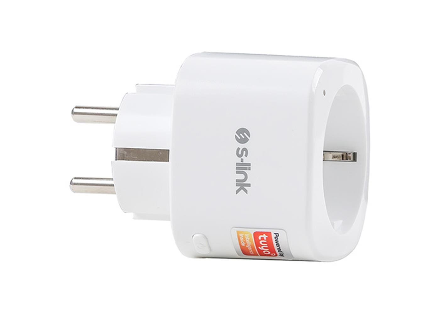 S-Link Swapp SL-05 16A Akım Korumalı Akıllı Priz 2.4 Ghz Wifi TUYA Destekli