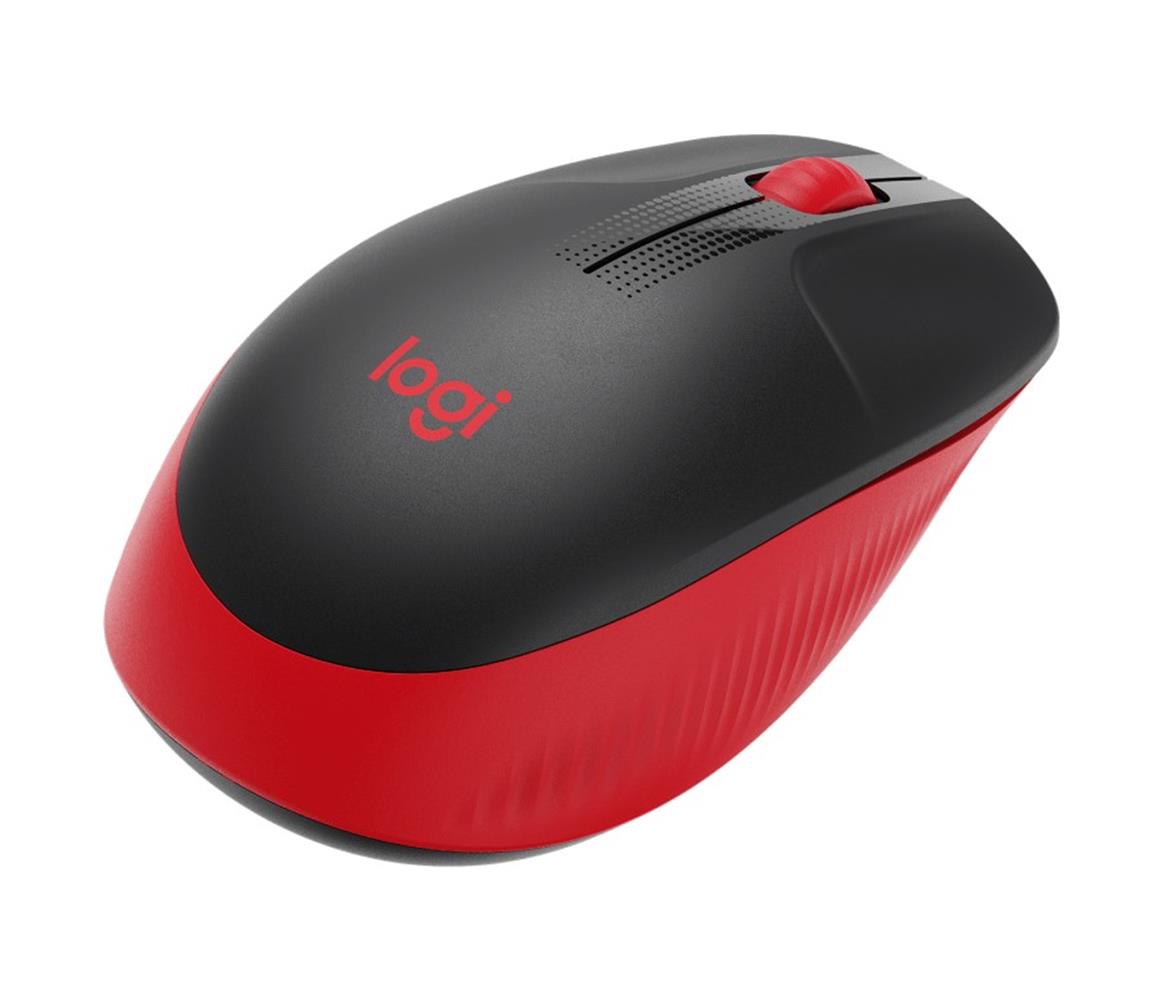 Logitech 910-005908 M190 Kırmızı Büyük Boy Kablosuz Mouse Optik 1000 Dpı Buton