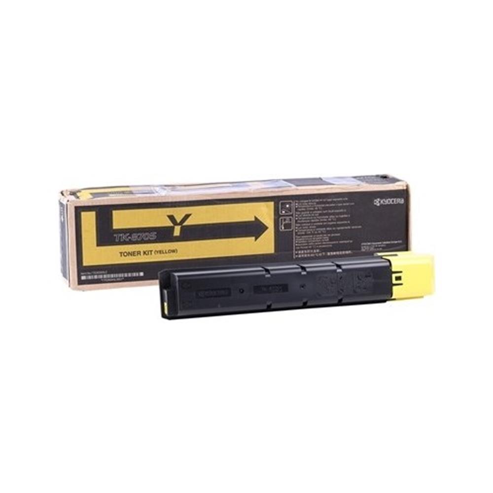 Kyocera TK-8705Y Yellow Sarı Orjinal Fotokopi Toneri Taskalfa 6550ci-6551ci-7500ci 30.000 Sayfa