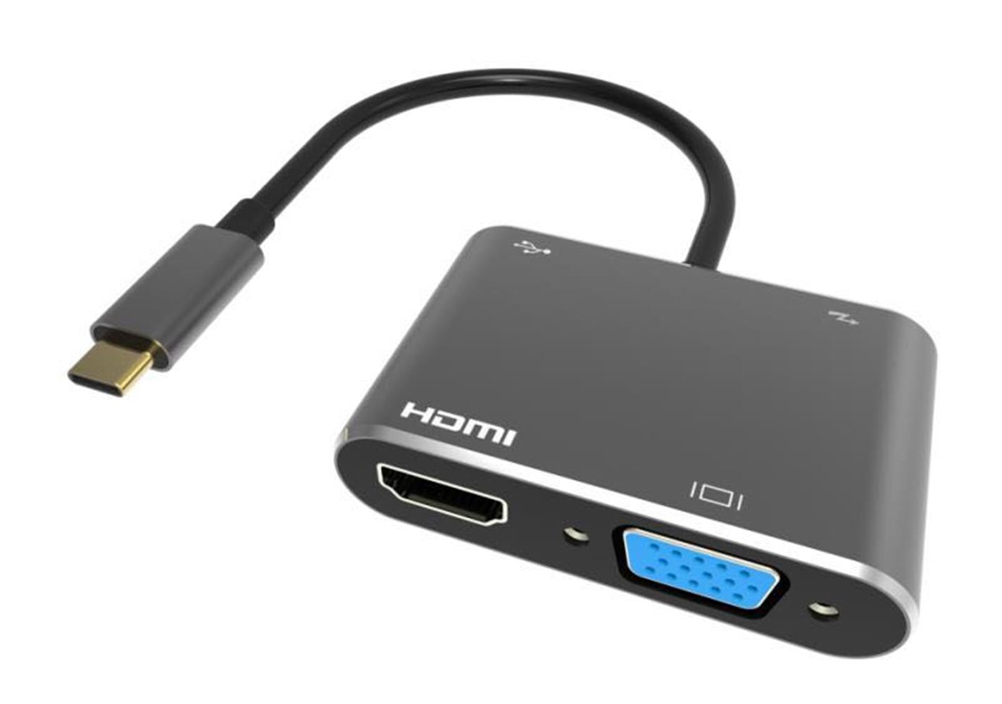 VCOM CU451 TYPE-C TO VGA HDMI USB TYPE-C EVIRICI