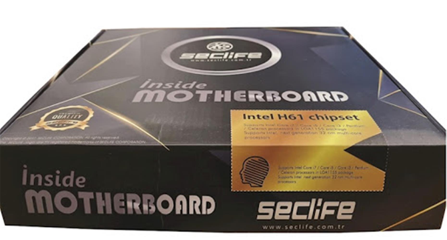Seclife H61C Hdmı DDR3 MATX 1155p 2.3. Nesil Anakart