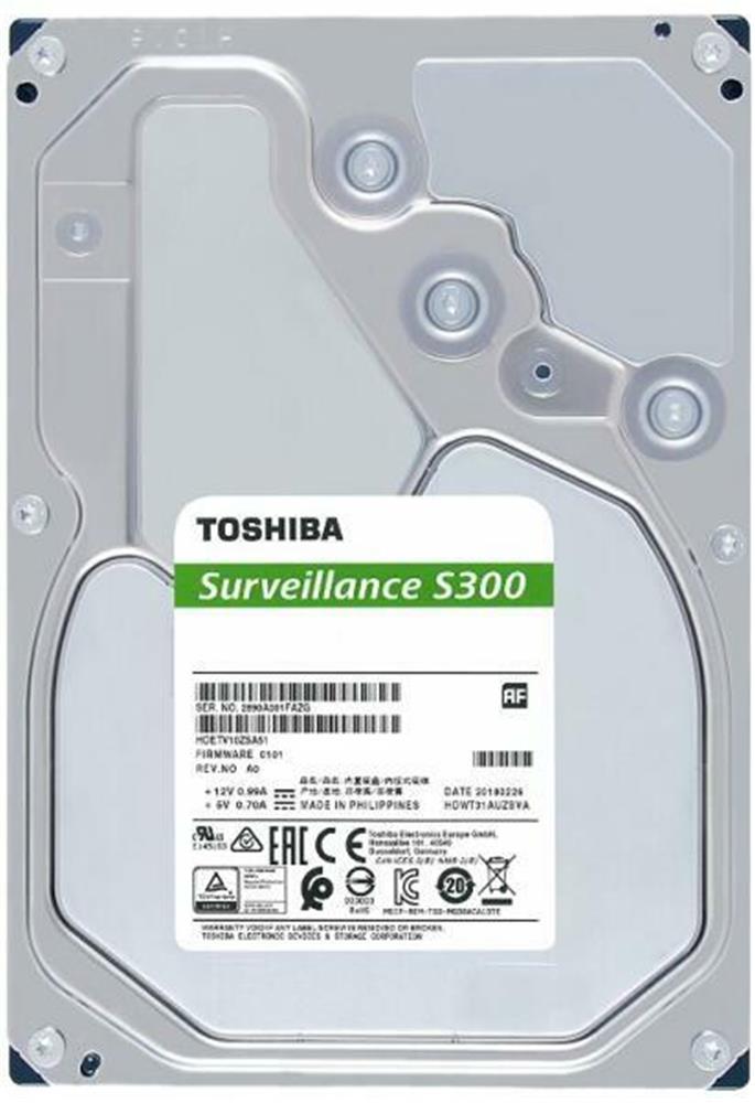 Toshiba 6TB  HDWT860UZSVA 3.5 S300 5400RPM 256MB SATA3 Güvenlik 7-24 Harddisk