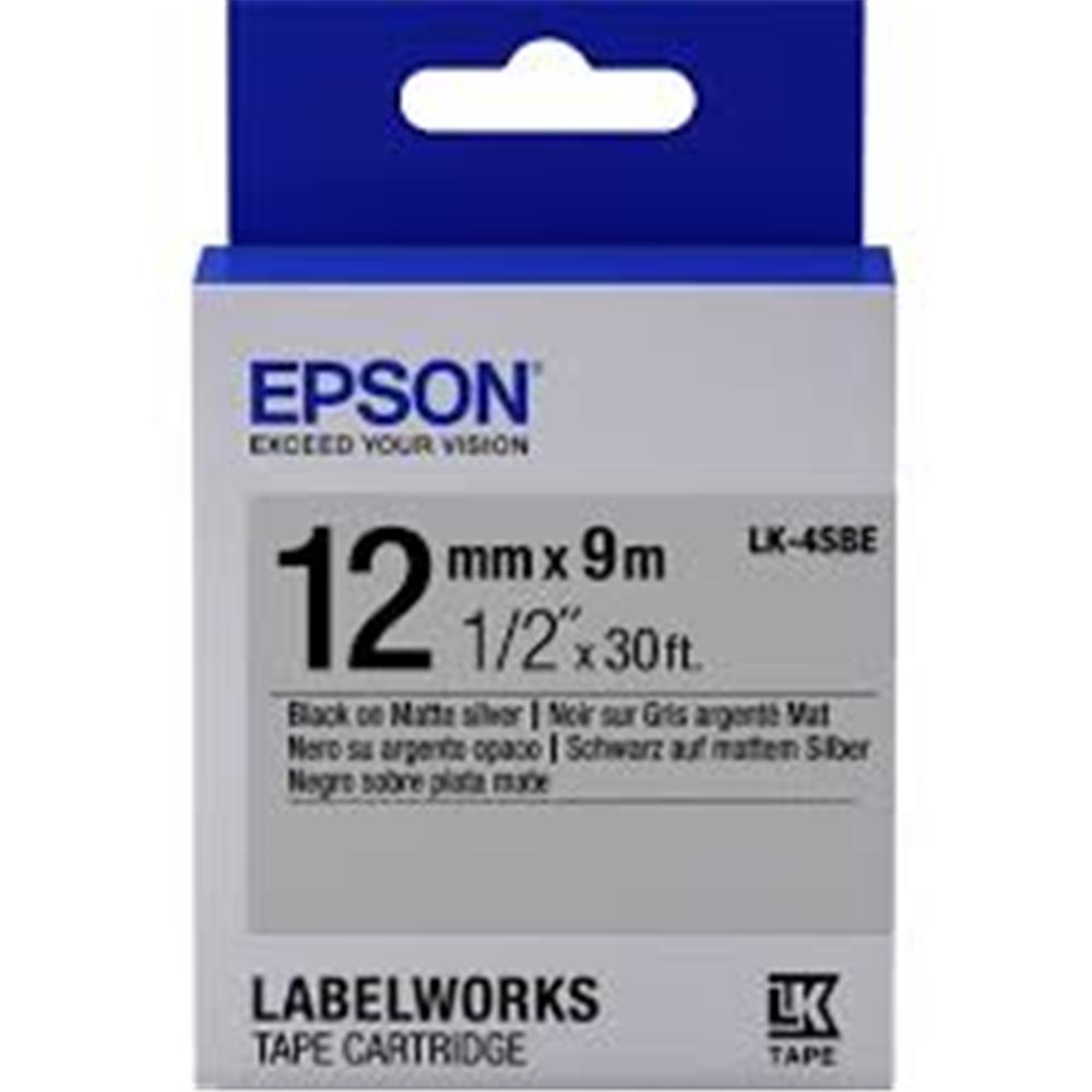 Epson LK-5WBVN Siyah Üzeri Beyaz 18MM 7Metre Etiket