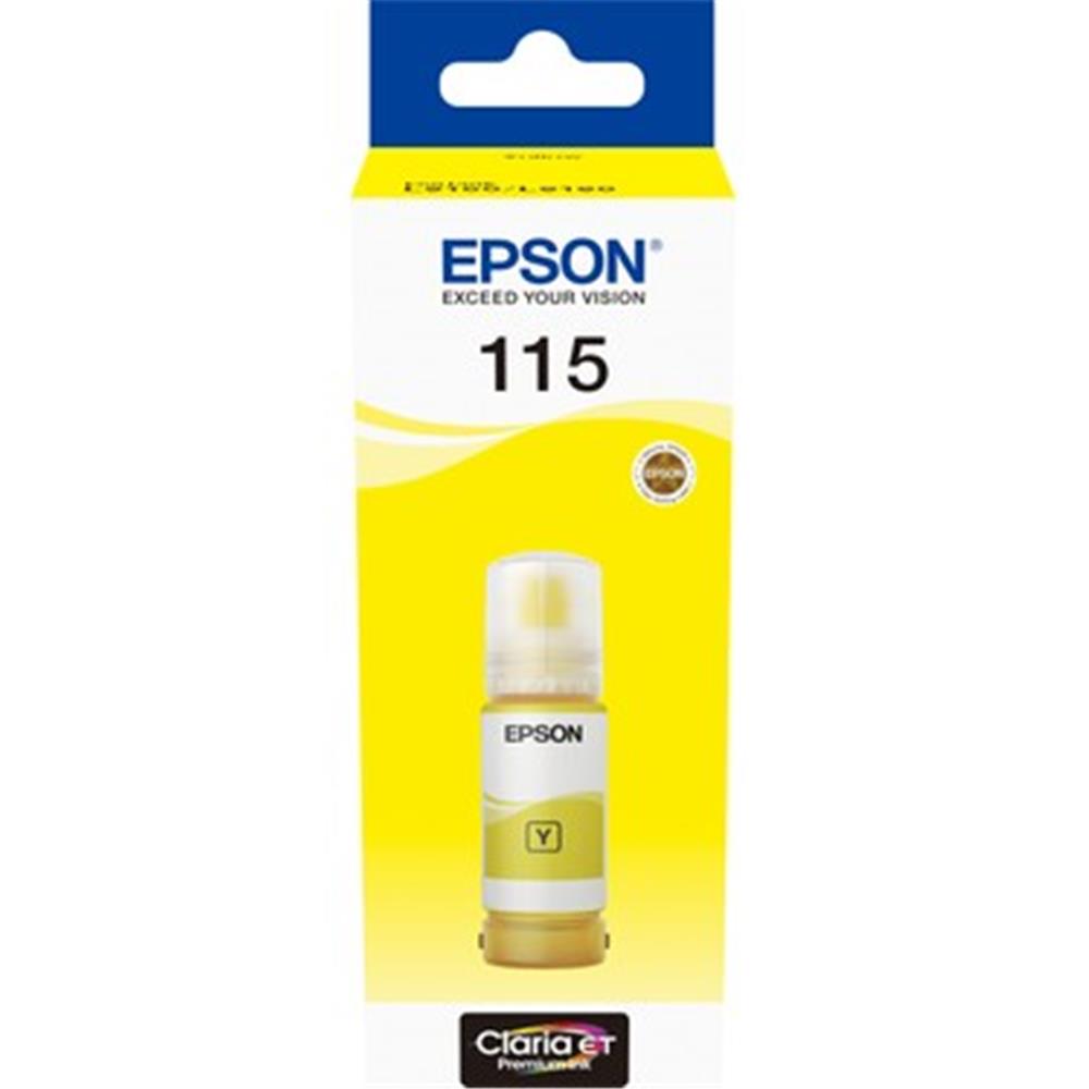Epson 115 Yellow Sarıi Şişe Mürekkep T07D44A L8160-L8180