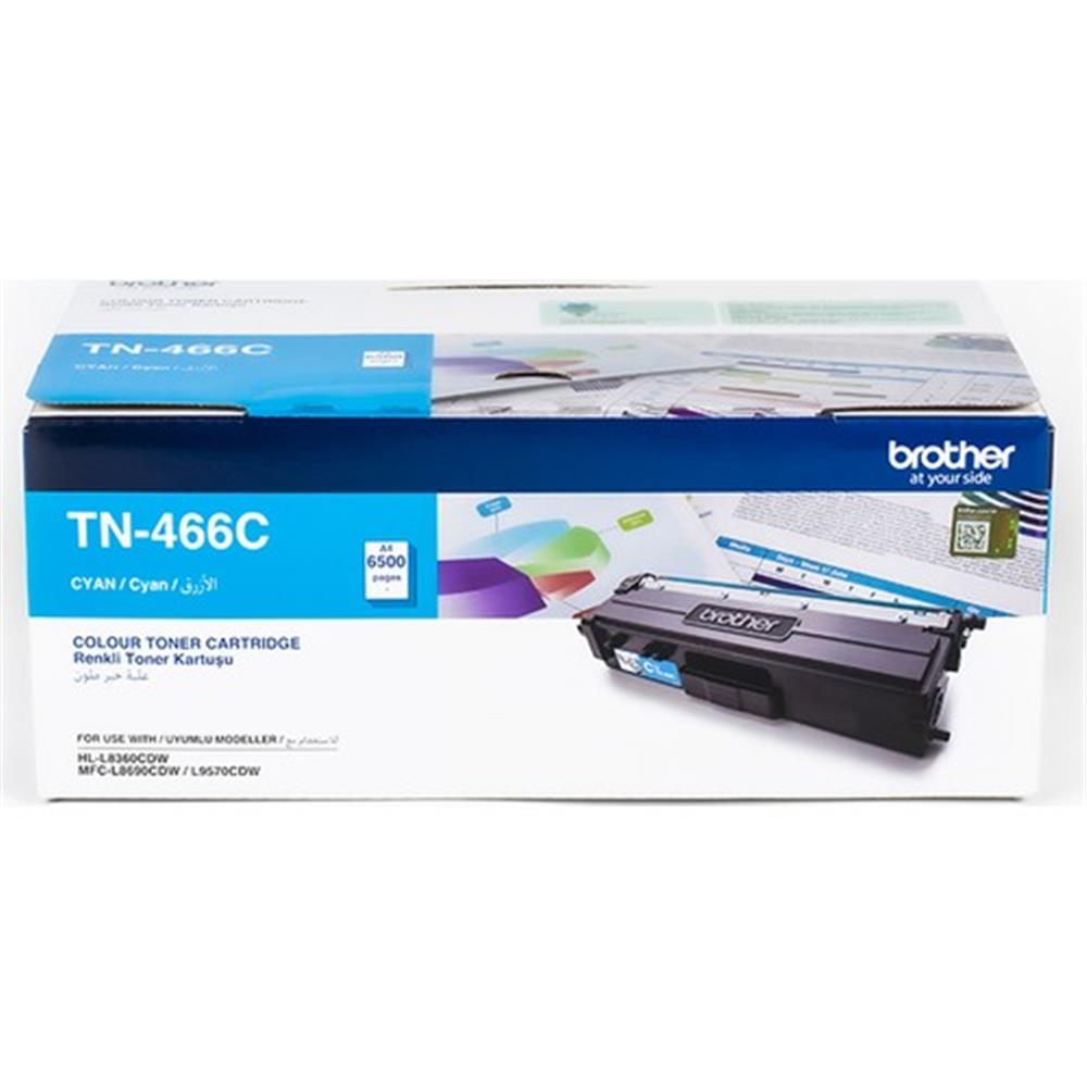 BROTHER TN-466C 6.500 SAYFA CYAN MAVI TONER HL-8360 MFC-8690