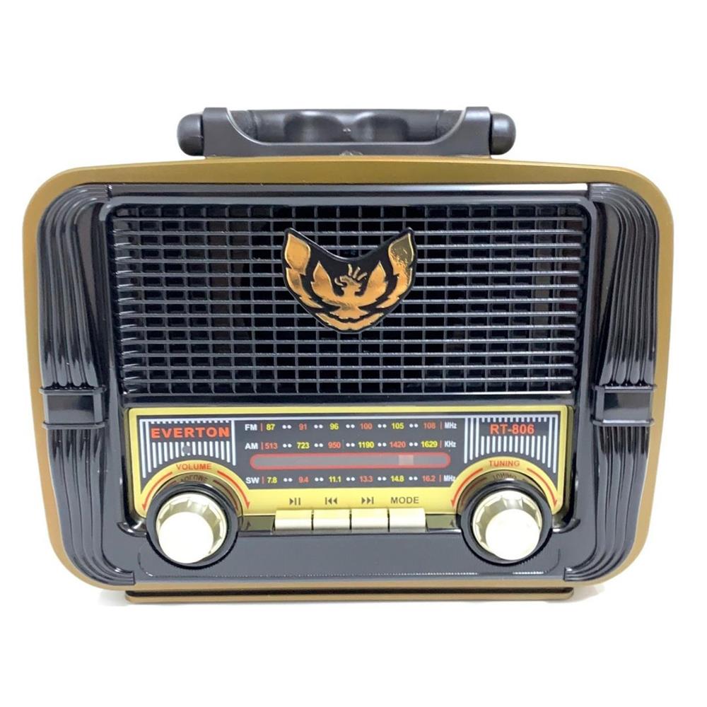 Everton Rt-806 Bluetooth Fm-Usb-Tf-Aux Nostaljik Radyo