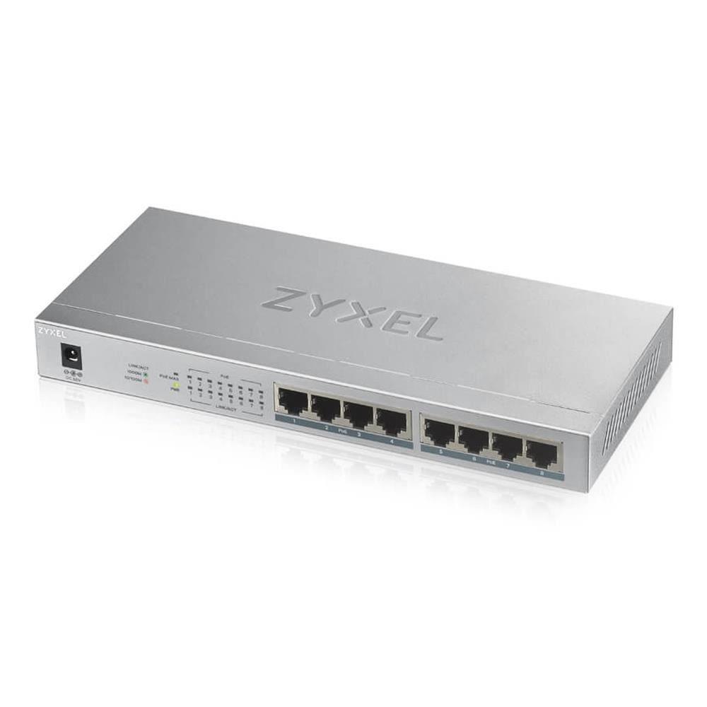 Zyxel GS-1008HP 8 Port Poe+ Gigabit 10-100-1000 Mbps Switch