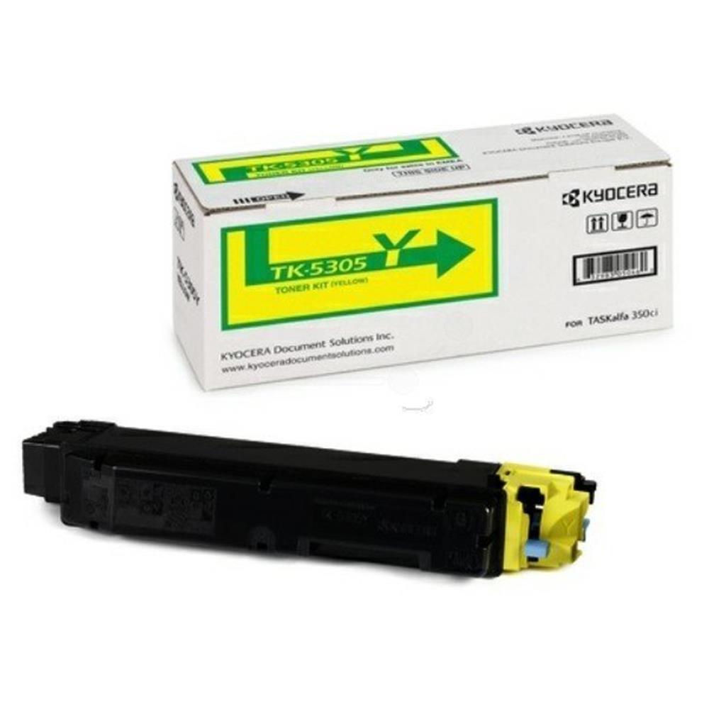 Kyocera TK-5305Y Yellow Sarı Orjinal Fotokopi Toneri Taskalfa 350-351ci 6.000 Sayfa