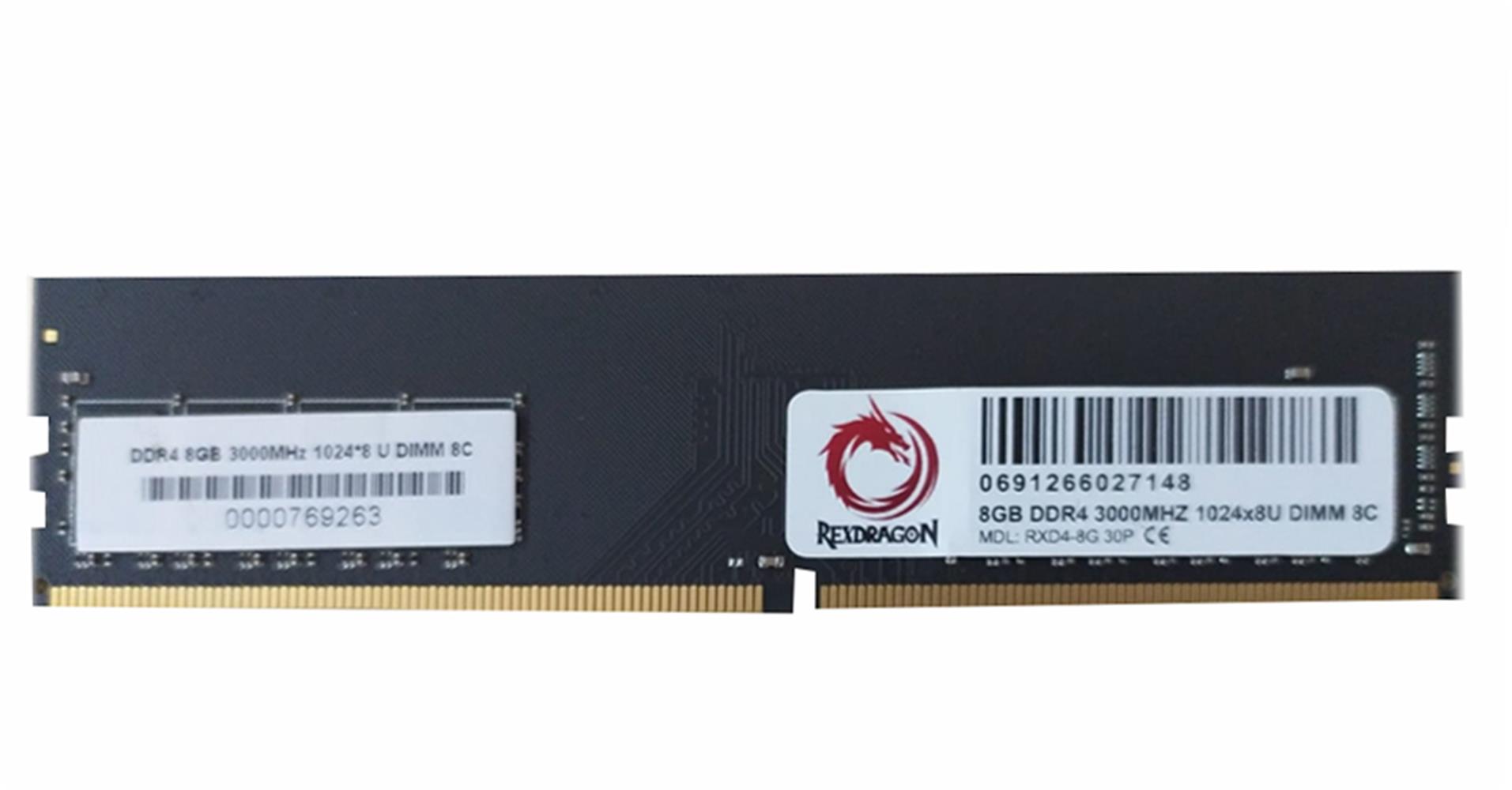 RexDragon 8GB 3000MHz DDR4 REX-PC3000-8G PC Ram