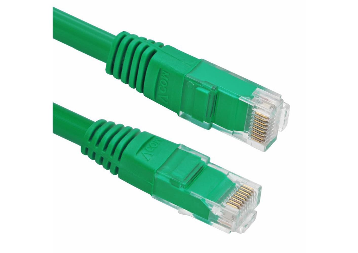 Vcom NP611B-N-10.0 Cat6 10.0MT Yeşil Utp Patch Kablo