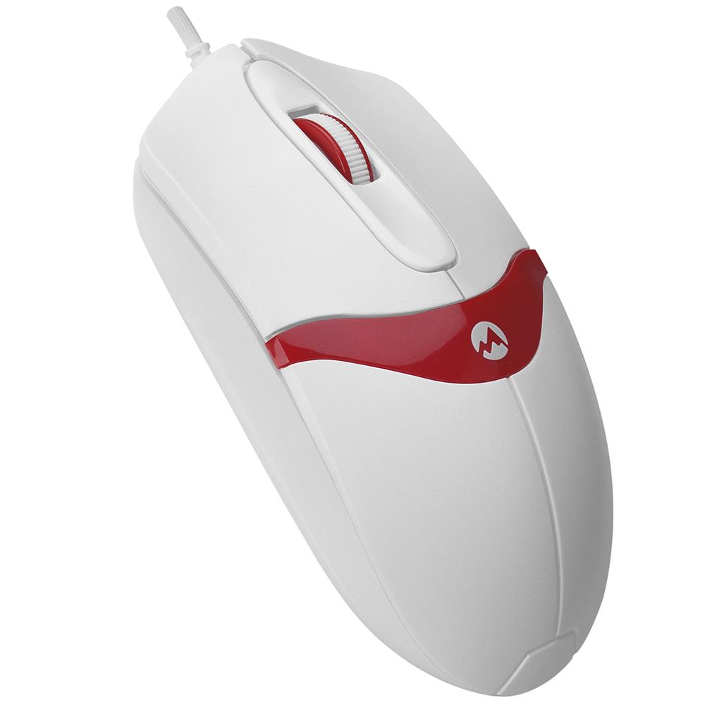 Everest SM-220 Usb Beyaz-Kırmızı Mouse