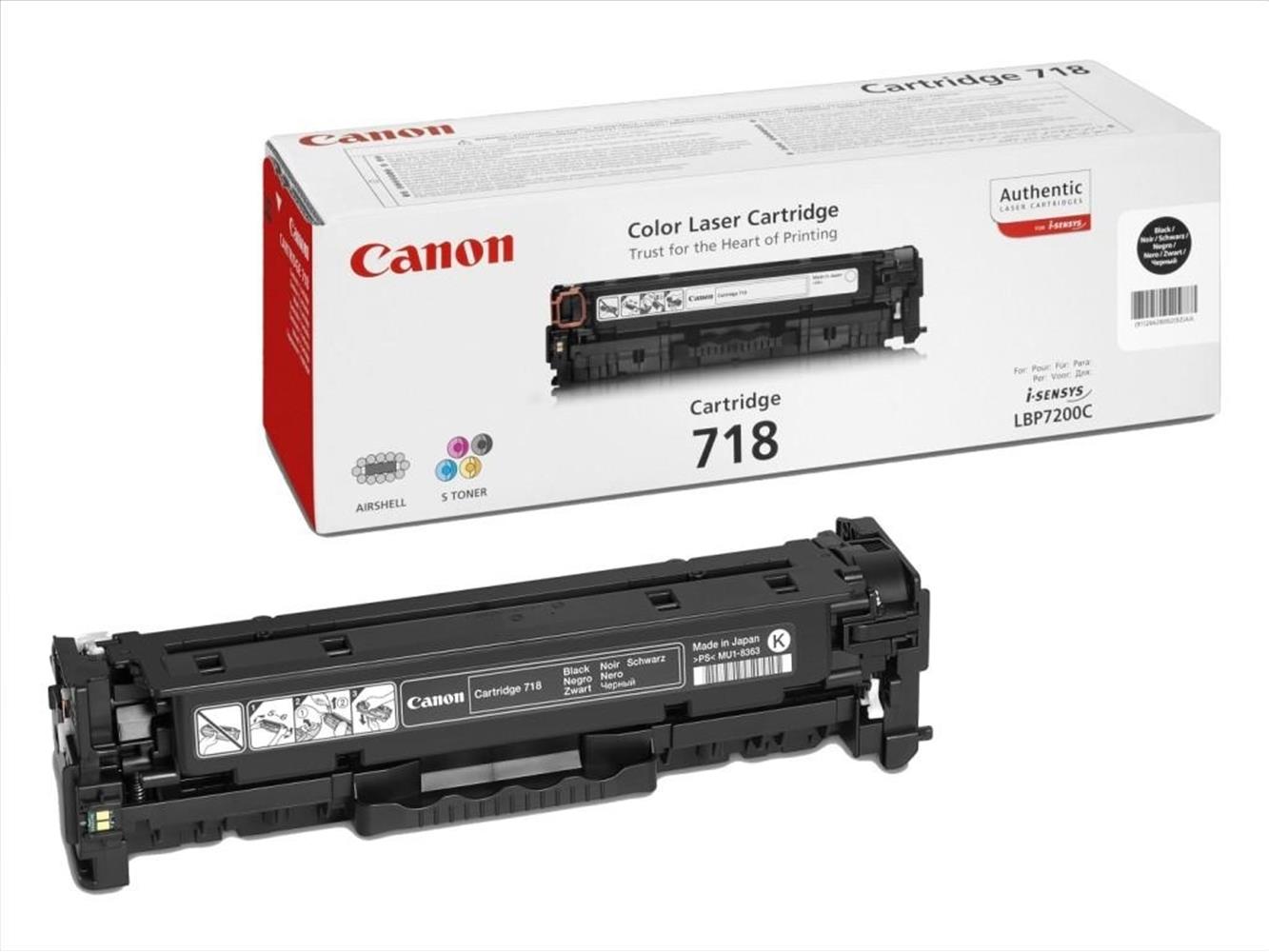 Canon CRG-718BK Black Siyah 2'li DMO Ozel Toner 