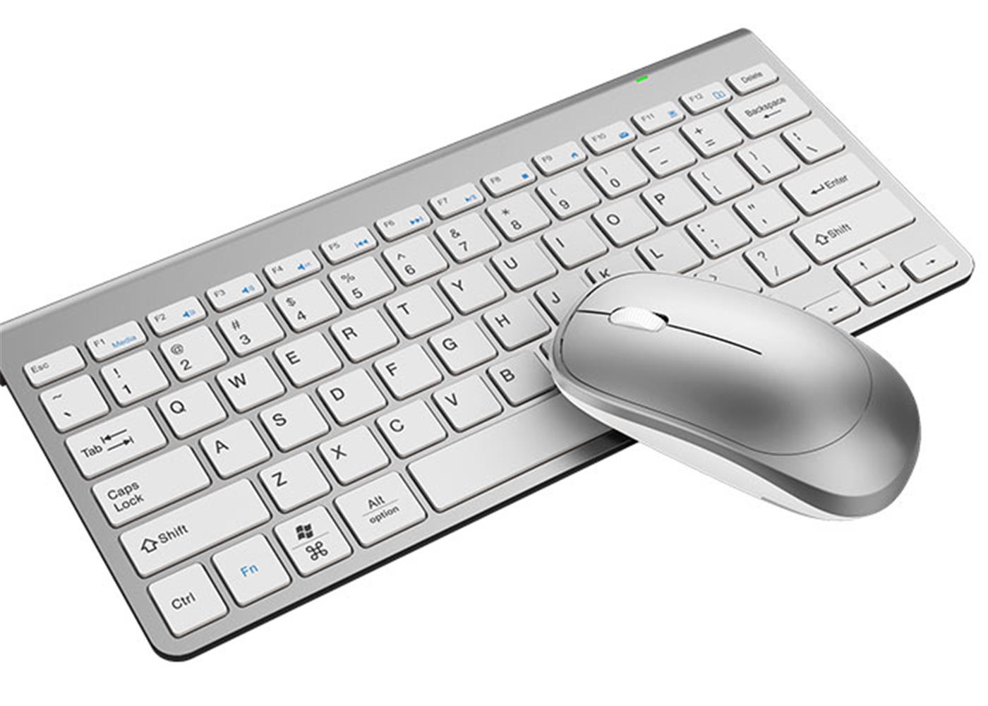 Everest KB-BT72 ELITE Silver Metalik Bluetooth Kablosuz Q Klavye + Mouse Set