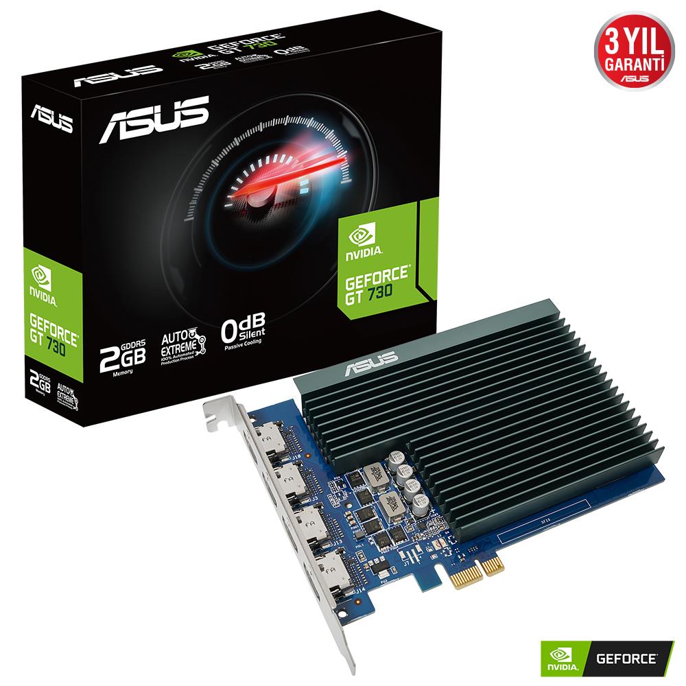 ASUS GT730-4H-SL-2GD5  GPU NV 730 2GB GDDR5 GT730-4H-SL-2GD5  EKRAN KARTI