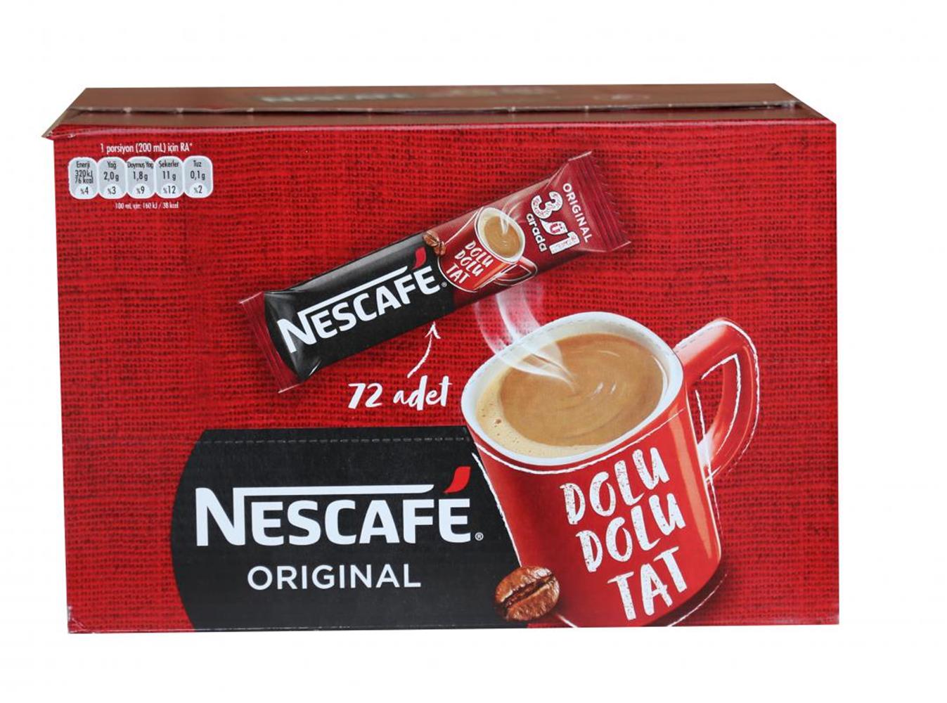 Nestle Nescafe 3ü1 Arada Phnx 72 Adet 17,5gr (12584198)