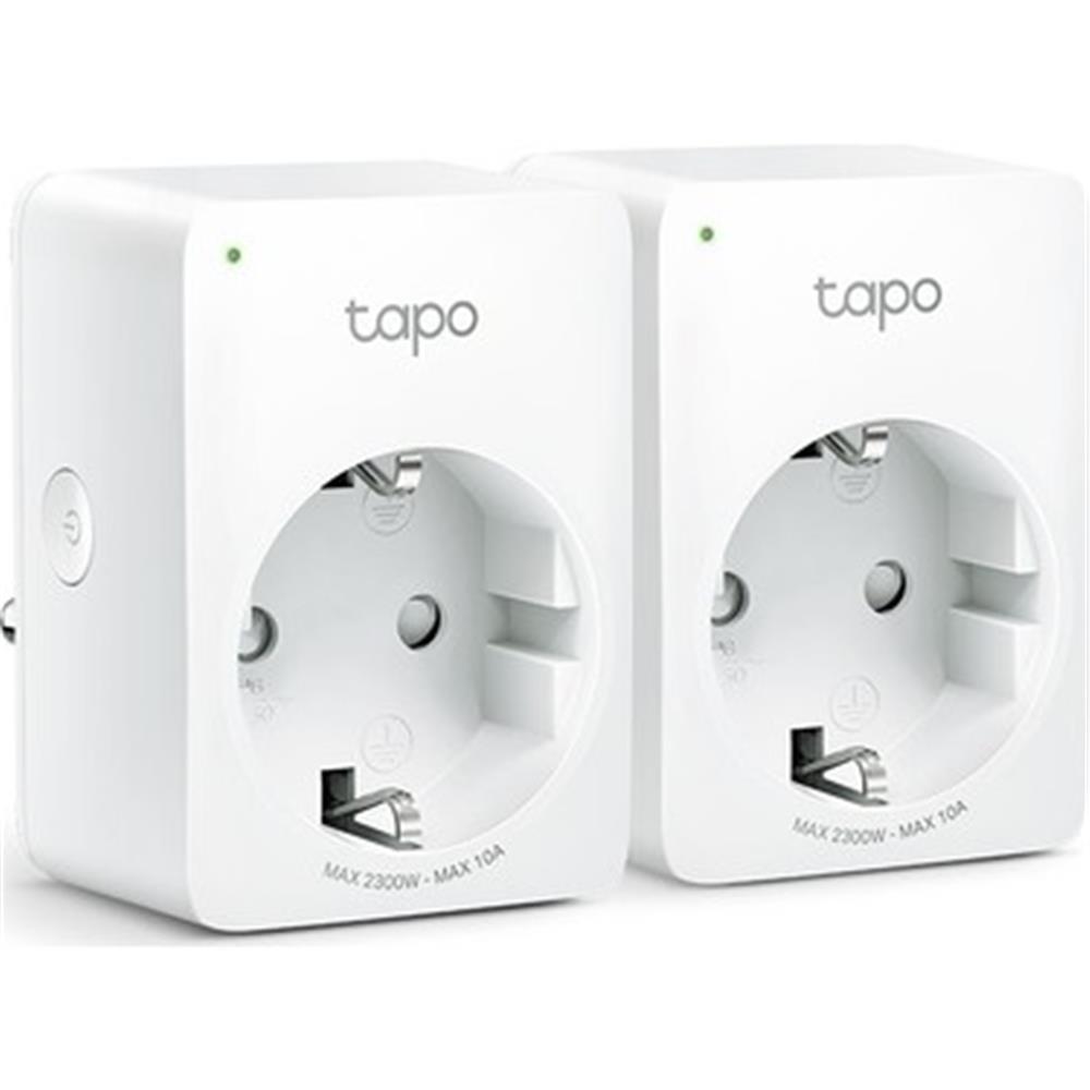 Tp-Link Tapo P100 Mini Wi-Fi Akıllı Priz 2Li Paket