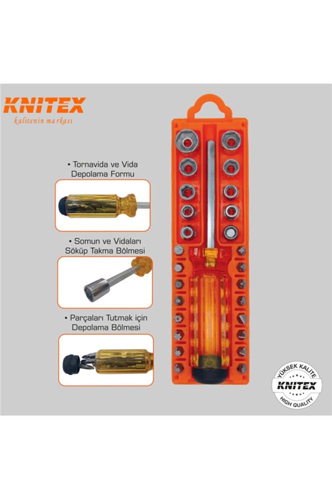 Knitex Ktx-034 28 Parça Tornavida Ve Lokma Seti 